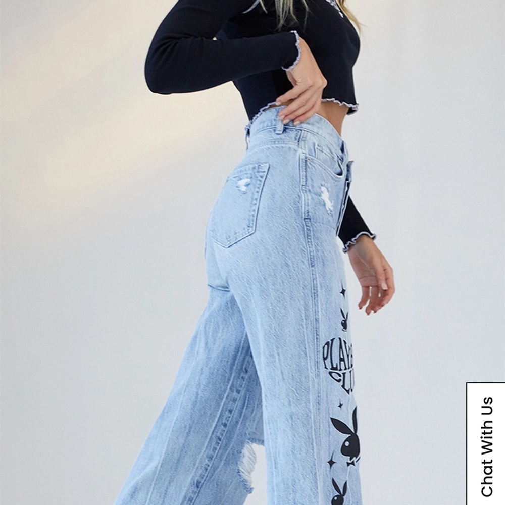 PLAYBOY Wide Leg Jeans - Picture 4 of 10